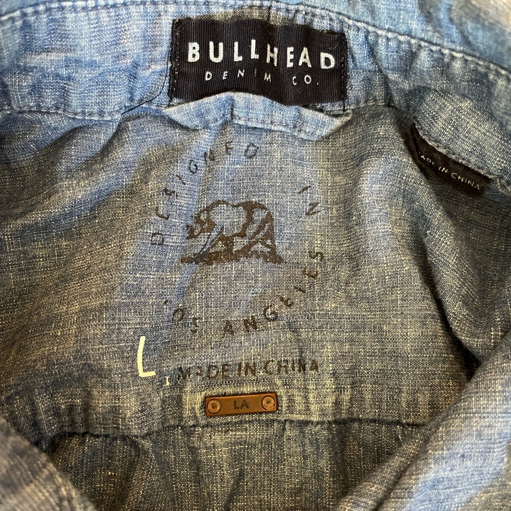 Bullhead denim men’s button down